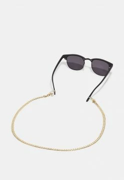 Pier One Unisexo GLASSES MASK CHAIN UNISEX - Collar - Gold-coloured