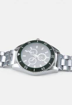 Pier One Unisexo UNISEX - Reloj - Silver-coloured/green -Pier One Comercio cd939269d4a648bcae4e5d43b23c8847
