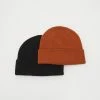 Pier One Unisexo 2 PACK UNISEX - Gorro - Black/brown -Pier One Comercio cef8e418a80e480ea1d1043761ccf21f