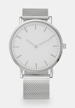 Pier One Unisexo Reloj - Silver-coloured