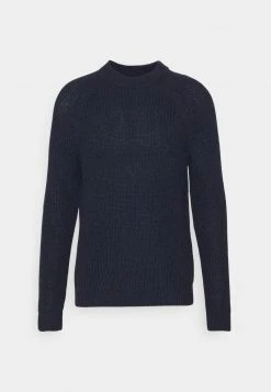 Pier One CHUNKY MOCKNECK JUMPER - Jersey De Punto - Dark Blue, Hombre -Pier One Comercio cffe32b625634939a56fd0c6fcfd236c