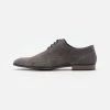 Pier One LEATHER - Zapatos Con Cordones - Grey, Hombre -Pier One Comercio d01d70a2887940128b07be1b4c4d6526