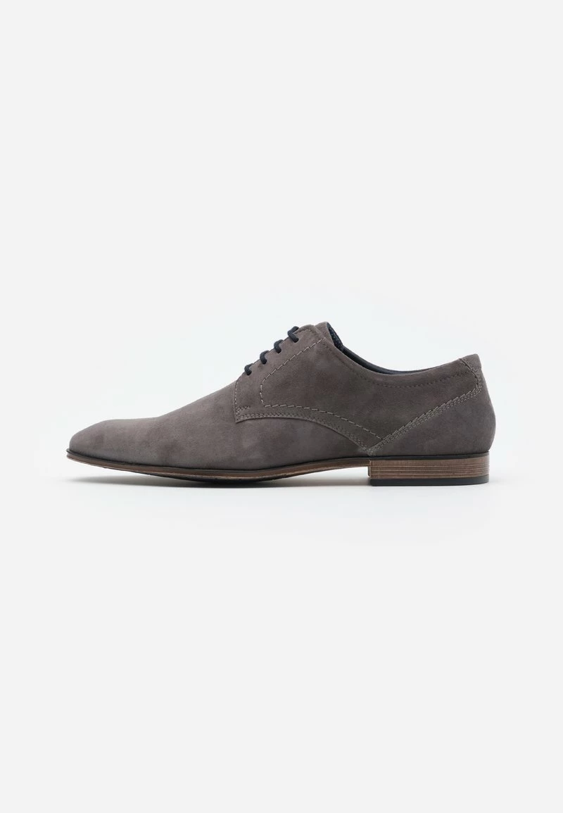 Pier One LEATHER - Zapatos Con Cordones - Grey, Hombre 3 Pier One LEATHER - Zapatos Con Cordones - Grey, Hombre