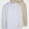 Pier One 2 Pack - Jersey Con Capucha - Beige/white, Hombre