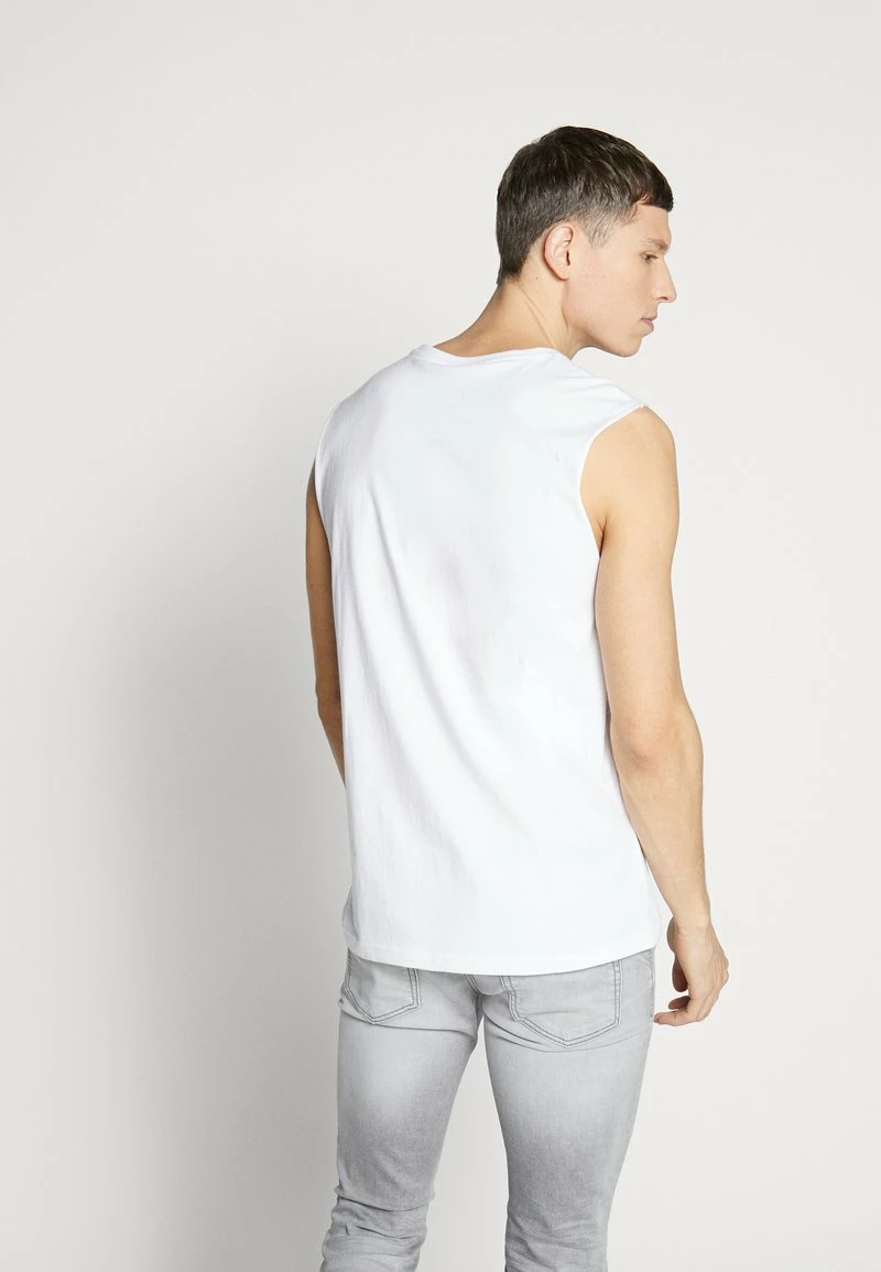 Pier One Hombre 2 PACK - Top - White/black 5 Pier One Hombre 2 PACK - Top - White/black - Imagen 3