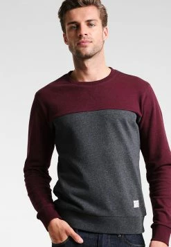 Pier One Hombre Sudadera - Mottled Bordeaux