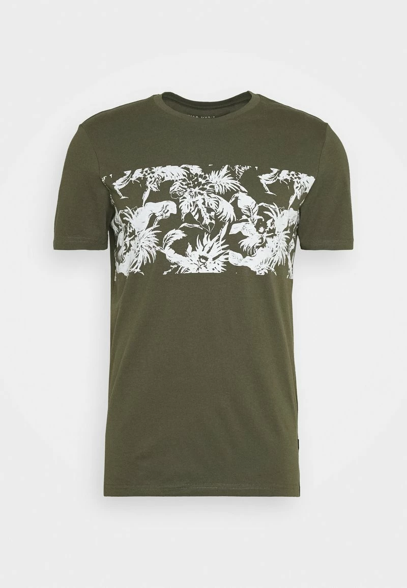 Pier One Hombre Camiseta Estampada - Oliv 6 Pier One Hombre Camiseta Estampada - Oliv - Imagen 4