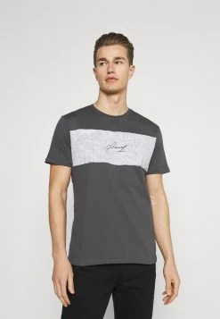 Pier One Hombre Camiseta Estampada - Dark Grey
