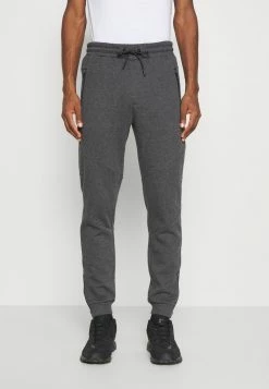 Pier One Hombre Pantalones Deportivos - Mottled Dark Grey