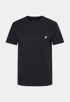 Pier One Hombre Camiseta Básica - Black