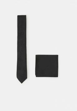 Pier One Hombre SET - Corbata - Black