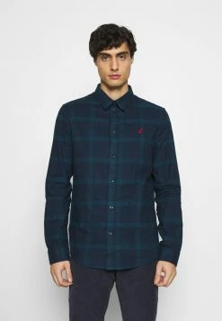 Pier One Hombre Camisa - Dark Blue/teal -Pier One Comercio d849f6aae39d482ebdb87e905c87a19d