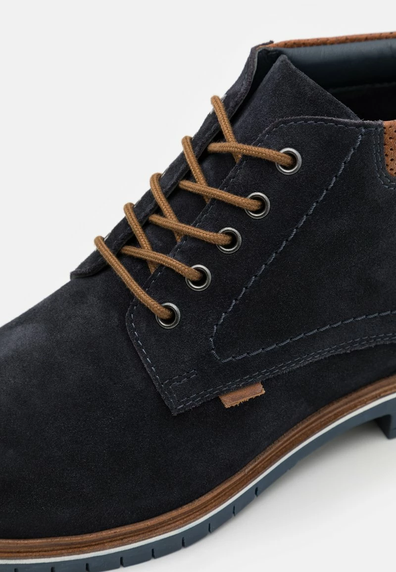 Pier One Hombre LEATHER - Botines Con Cordones - Dark Blue 8 Pier One Hombre LEATHER - Botines Con Cordones - Dark Blue - Imagen 6