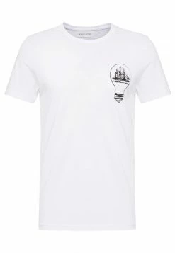 Pier One Hombre Camiseta Estampada - White -Pier One Comercio dbbfdd9ecfe948409c4b75843bebf620