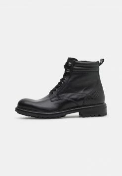 Pier One Hombre Botines Con Cordones - Black