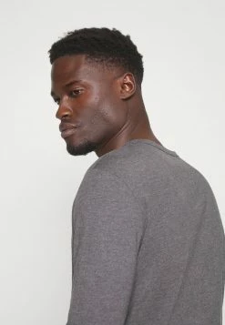 Pier One Hombre Camiseta De Manga Larga - Dark Grey Melange -Pier One Comercio dca7c9e513d947e8b4fb652aa8572f1f