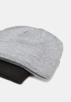 Pier One Unisexo 2 PACK UNISEX - Gorro - Black/grey -Pier One Comercio e087f7a17f8c4151887c7d9185ce5c1e