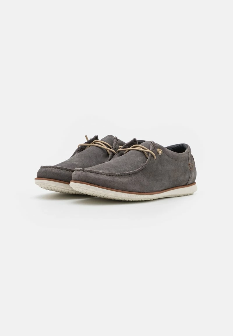 Pier One LEATHER - Zapatos Con Cordones - Grey, Hombre 4 Pier One LEATHER - Zapatos Con Cordones - Grey, Hombre - Imagen 2