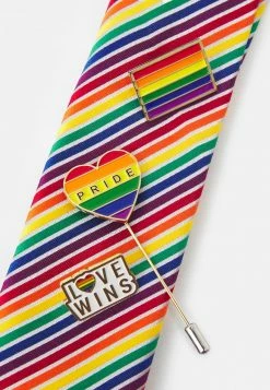 Pier One Hombre PRIDE RAINBOW PINS SET - Corbata - Multi-coloured -Pier One Comercio e1ab67e623df42319114c4c614c9166b