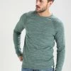 Pier One Hombre Jersey De Punto - Mottled Green -Pier One Comercio e2a93f68ed2a4eee8729a05e58c4c144