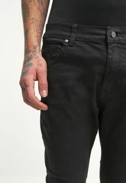 Pier One Hombre Vaqueros Slim Fit - Black Denim -Pier One Comercio e6495bdd88fd4ba1ba4e9b5c63680635