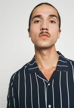 Pier One Hombre Camisa - Dark Blue -Pier One Comercio e6e9fc23e1cd46fc87b552b5249f1636