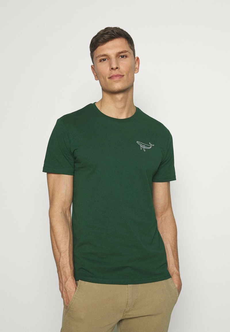 Pier One Hombre Camiseta Estampada - Dark Green 3 Pier One Hombre Camiseta Estampada - Dark Green