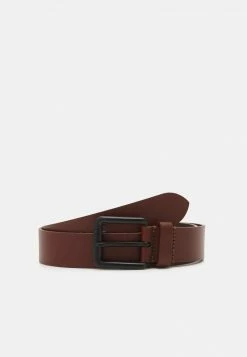 Pier One Unisexo LEATHER UNISEX - Cinturón - Cognac