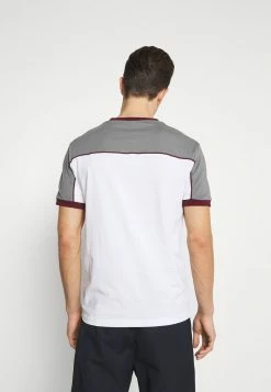 Pier One Hombre Camiseta Estampada - Grey/white/bordeaux -Pier One Comercio e85f1c89f05242e7b592bb95a50f5e50