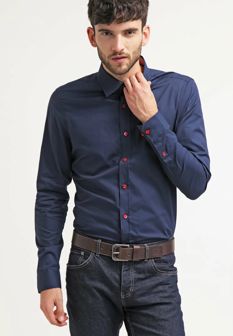 Pier One Hombre Camisa - Dark Blue/red 3 Pier One Hombre Camisa - Dark Blue/red