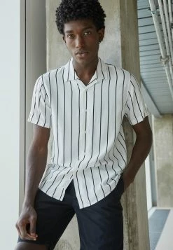 Pier One Hombre 2 PACK - Camisa - Black/white -Pier One Comercio e9850c2e54ca4eb6b01614842b047075