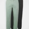 Pier One Hombre 2er PACK - Pantalones Deportivos - Green/black -Pier One Comercio e9e52a633c1c4d2b95660c1da4b10a89