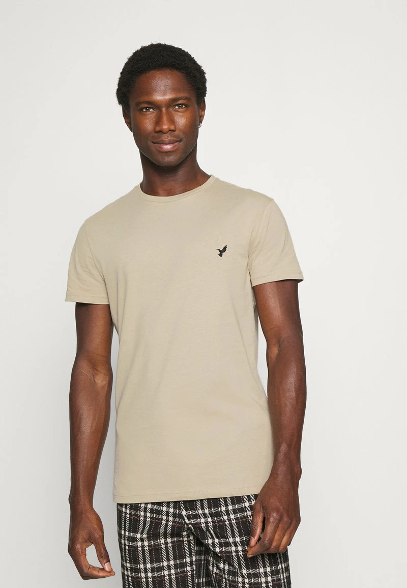 Pier One Hombre Camiseta Básica - Beige 3 Pier One Hombre Camiseta Básica - Beige