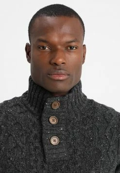 Pier One Hombre Jersey De Punto - Mottled Dark Grey -Pier One Comercio eb6dec66e1f147509263ea1a088f200f