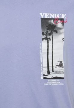 Pier One Hombre Camiseta Estampada - Lilac -Pier One Comercio ed9e63fb94c240de882f9d4a118a4b55