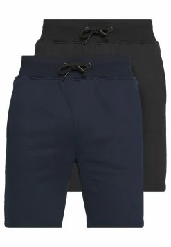 Pier One Hombre 2 PACK - Shorts - Dark Blue/black