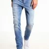 Pier One Hombre DISTRESSED DENIM SLIM FIT - Vaqueros Slim Fit - Light Blue -Pier One Comercio eeeef9b09e5745beb8ea149d3df01281