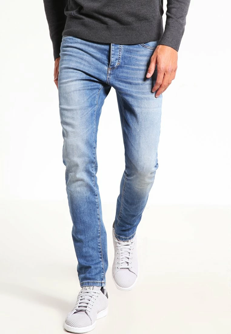Pier One Hombre DISTRESSED DENIM SLIM FIT - Vaqueros Slim Fit - Light Blue 3 Pier One Hombre DISTRESSED DENIM SLIM FIT - Vaqueros Slim Fit - Light Blue