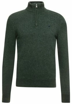 Pier One Hombre Jersey De Punto - Mottled Dark Green -Pier One Comercio ef0a8d9f9d864891b94d544613f6f8f0