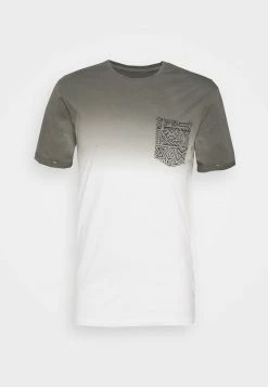 Pier One Hombre Camiseta Estampada - White/grey