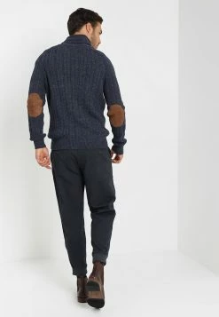 Pier One Hombre Chaqueta De Punto - Mottled Blue -Pier One Comercio f0ebe20cb6d340119df0abb67706dd63