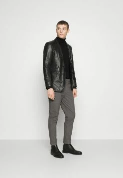 Pier One 2 PACK - Jersey De Punto - Black, Hombre