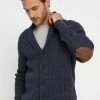 Pier One Hombre Chaqueta De Punto - Mottled Blue