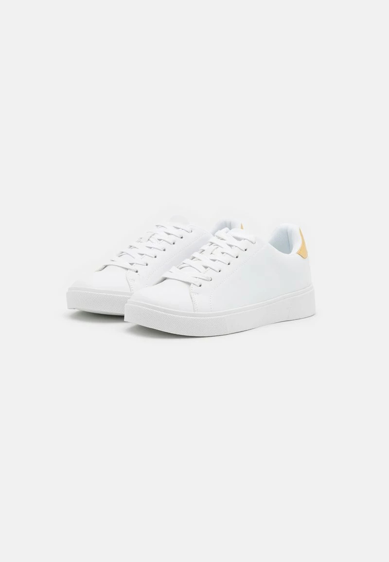 Pier One Unisexo UNISEX - Zapatillas - White/gold 4 Pier One Unisexo UNISEX - Zapatillas - White/gold - Imagen 2