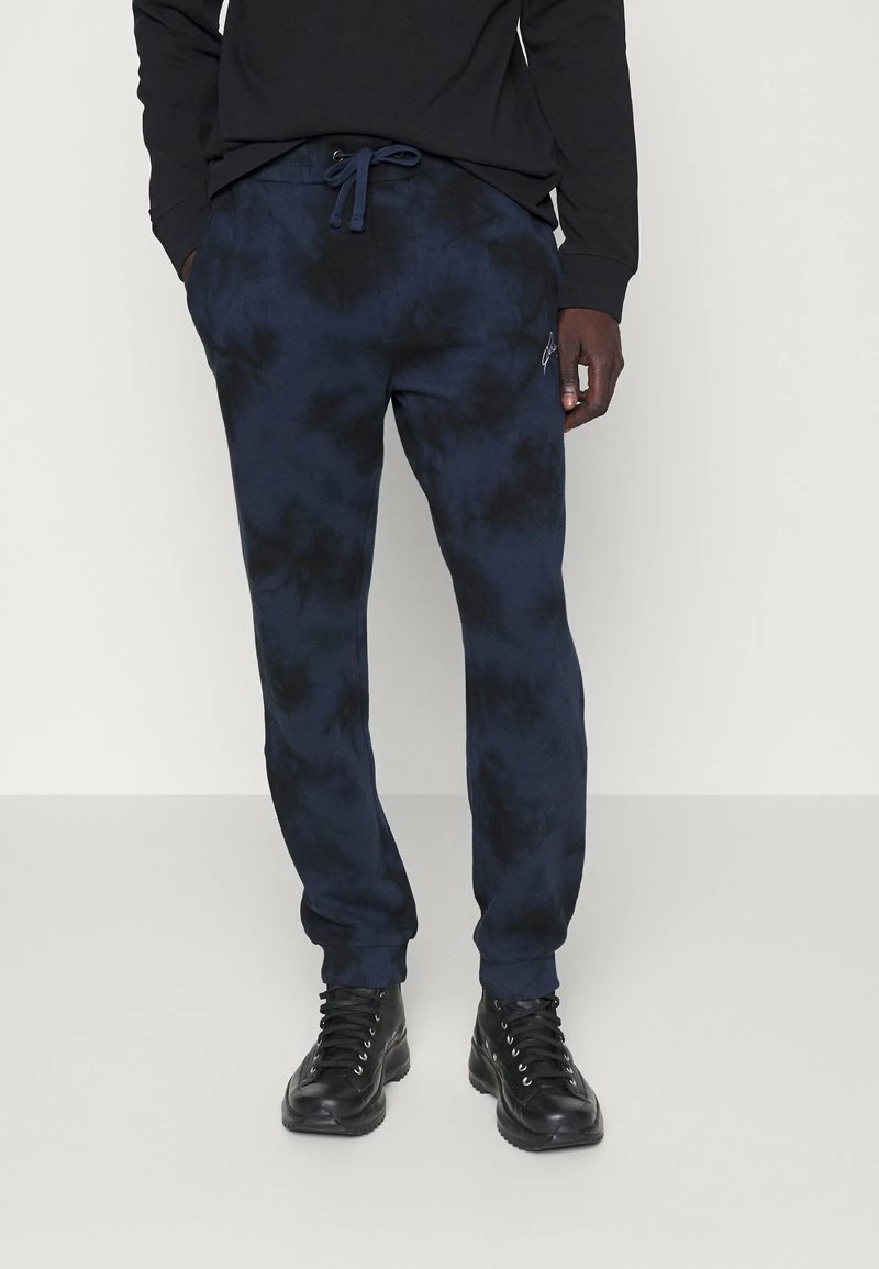 Pier One Hombre TIE DYE JOGGER - Pantalones Deportivos - Dark Blue- Black 3 Pier One Hombre TIE DYE JOGGER - Pantalones Deportivos - Dark Blue- Black