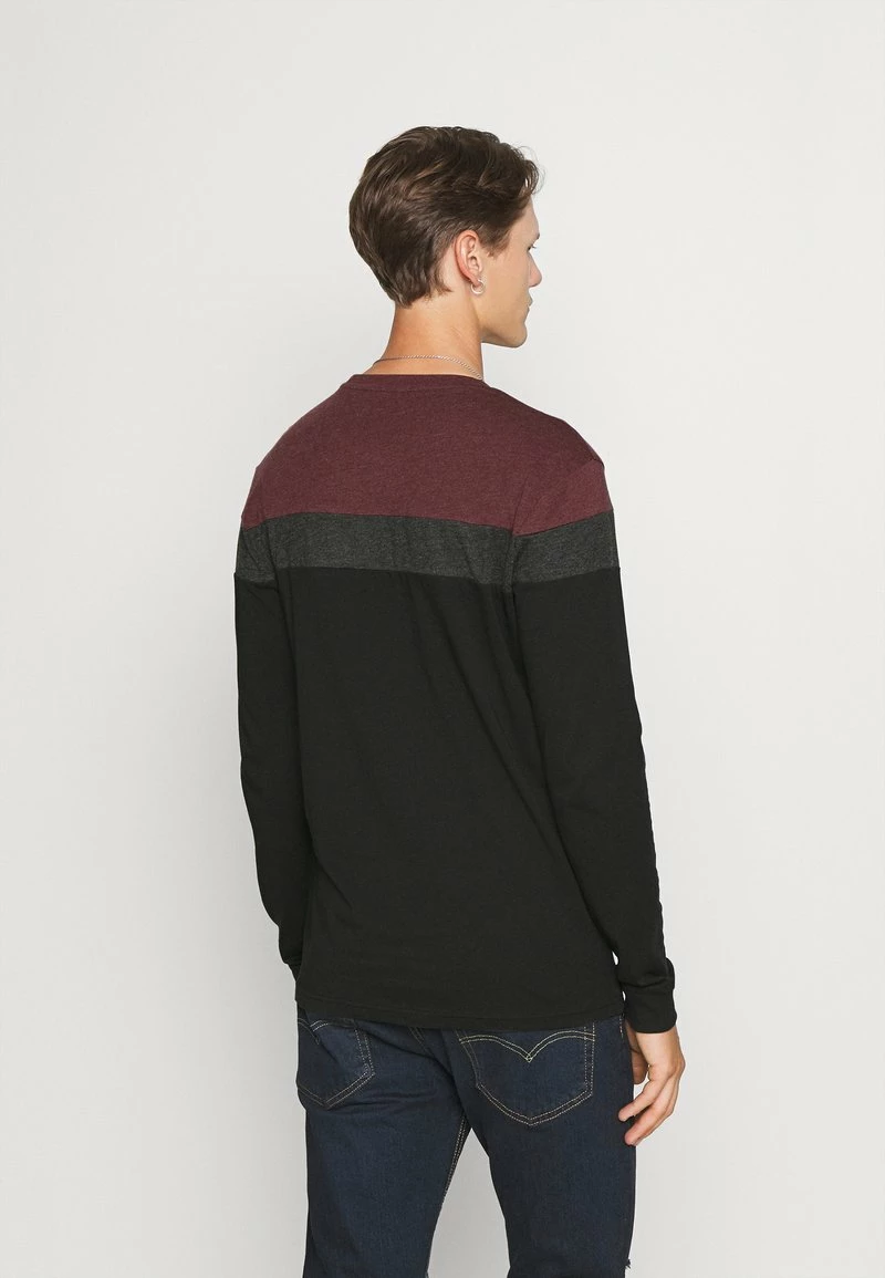 Pier One Hombre Camiseta De Manga Larga - Bordeaux/dark 5 Pier One Hombre Camiseta De Manga Larga - Bordeaux/dark - Imagen 3