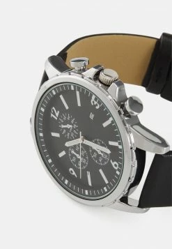 Pier One Unisexo UNISEX - Cronógrafo - Black/silver-coloured -Pier One Comercio f8fe8c4b4be54ebaa9a0409eab8e344a