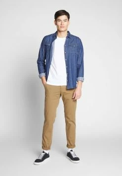 Pier One Hombre 2 PACK - Camiseta Básica - White/dark Blue -Pier One Comercio fc0637525aa84c67b66ae9c9991233d8