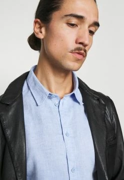 Pier One Hombre Camisa - Mottled Blue -Pier One Comercio fca3ca22ceae4991bde50472de455c02