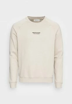 Pier One Hombre CRAFTED GOODS CREW - Sudadera - Off-white -Pier One Comercio fca8a510d4844e2f9872b32c7b6fcd8f